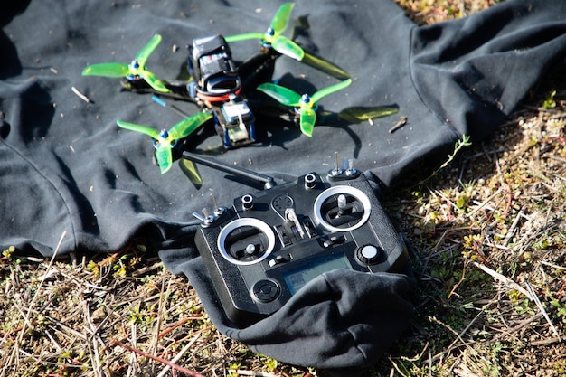 dron rc jjrc h36 min 24ghz 4ch 6 axis czarny