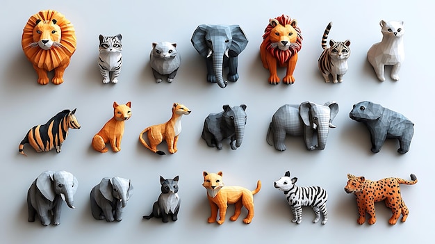 figurki zwierzeta zoo zestaw do zabawy 59 el