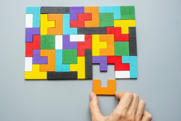 gra logiczna ukladanka tetris puzzle klocki