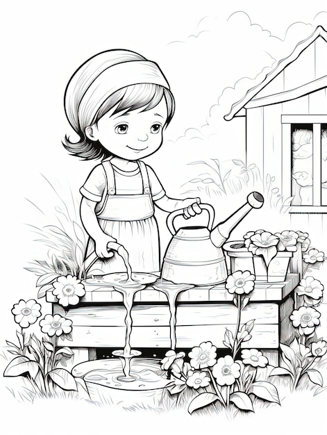 kolorowanka malowanka ksiazeczka wodna z mazakiem farma