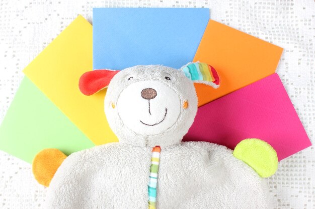 ksiazeczka sensoryczna gryzak metki owieczka