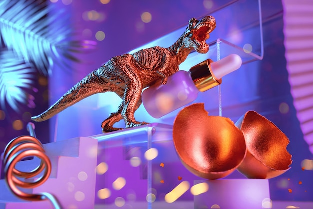 wyscig dinozaurow tor dinozaur dzwieki swiatla